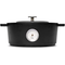 Combekk 6L Enamelled Dutch Oven with Thermometer Dark Grey